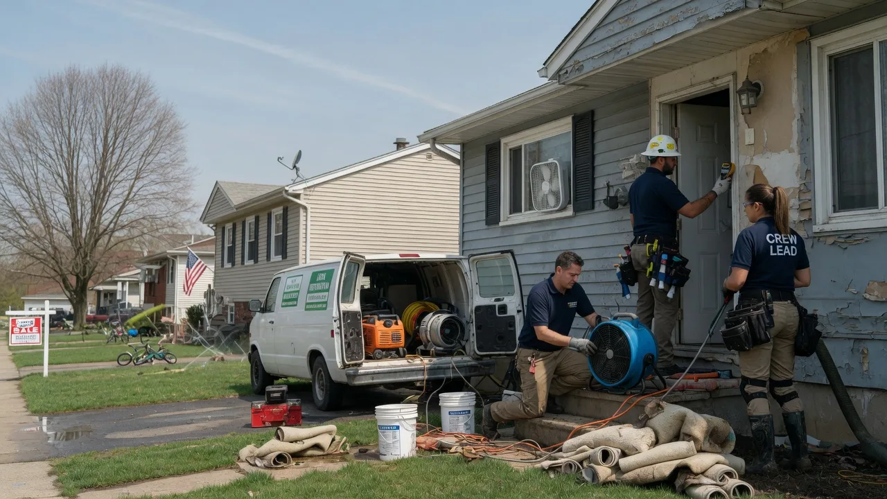 Flood Cleanup in Lansford, PA near me